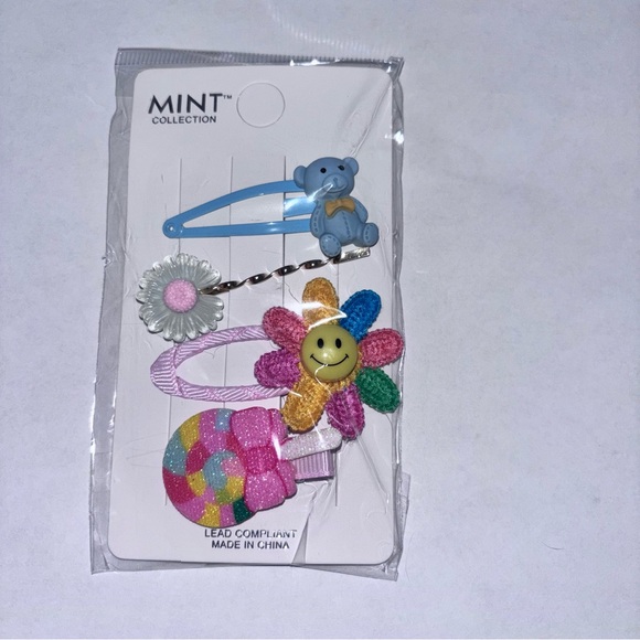 Mint Colorful Hair Accessory Set - Picture 2 of 3